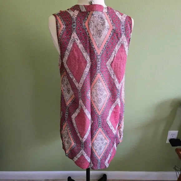 About a Girl Button Up Dress Size Large - Picture 3 of 4